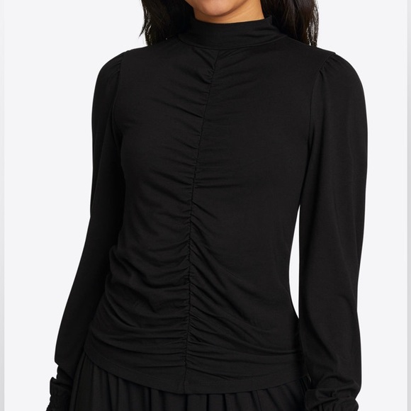 NWT Draper James Knit Turtleneck in Black - Picture 2 of 6